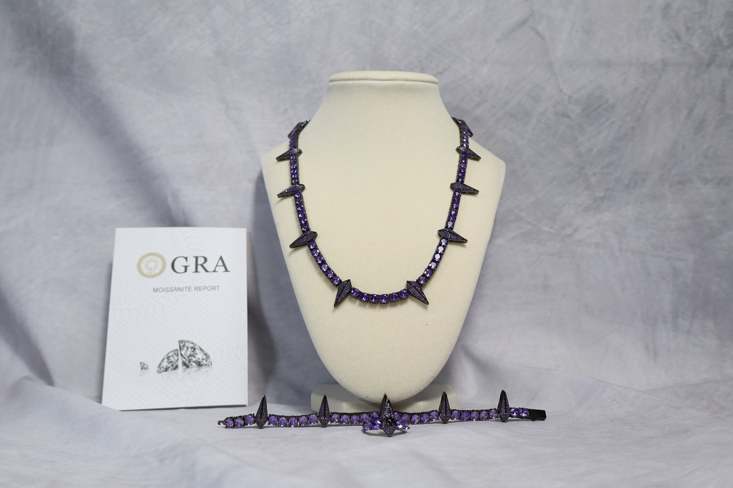 CODERIA® Purple Diamond Necklace
