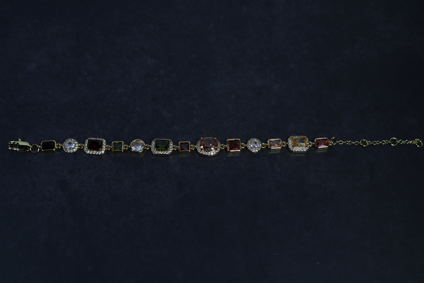 CODERIA® Gold Gem Bracelet