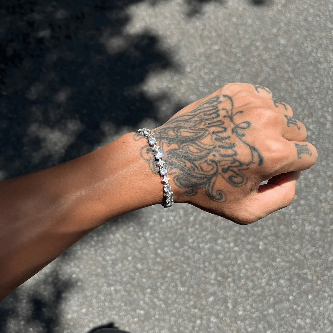 CODERIA® Silver Star Bracelet