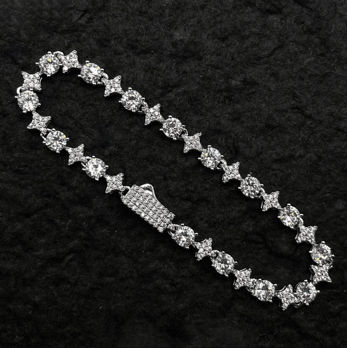 CODERIA® Silver Star Bracelet