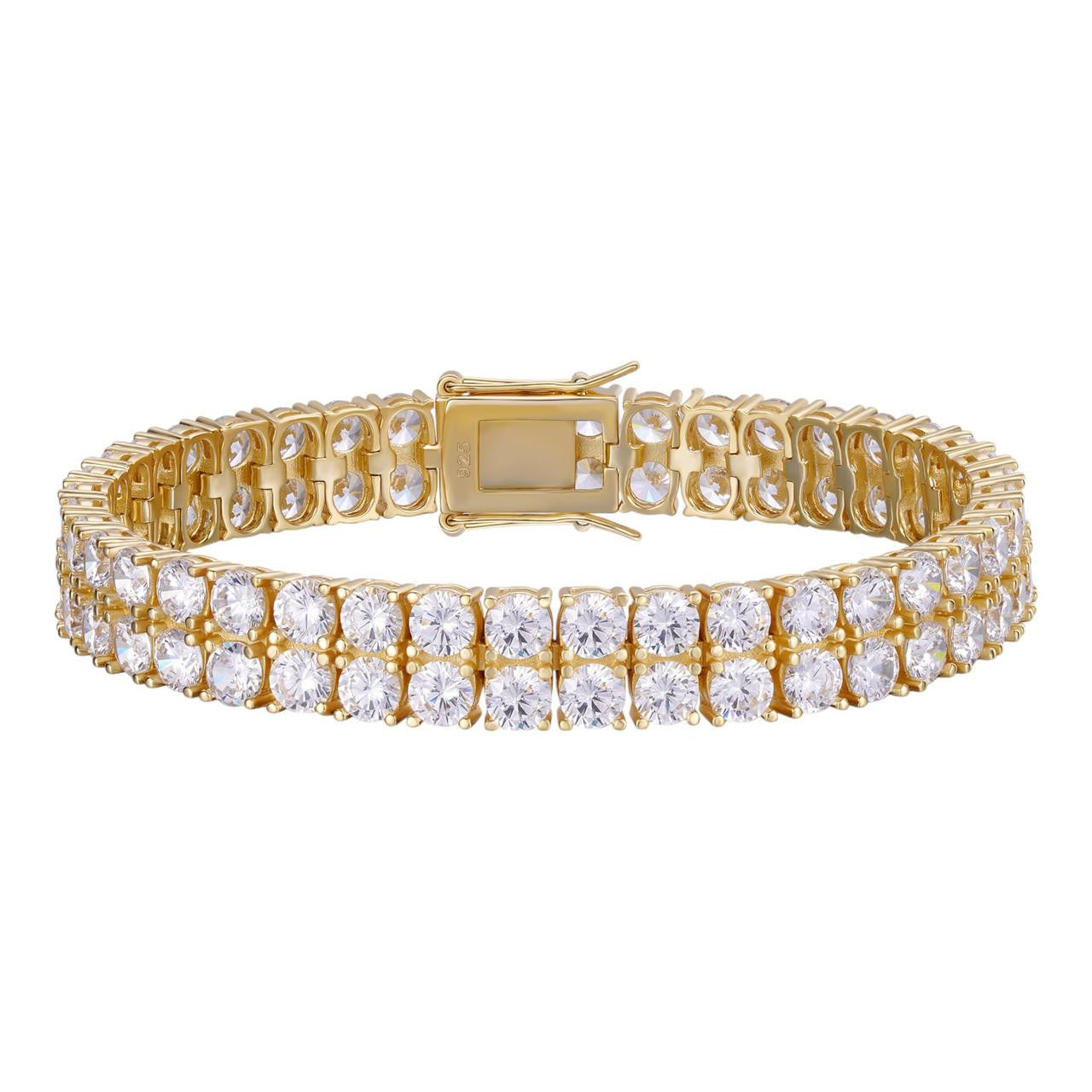 CODERIA® Double-Row Moissanite Tennis Bracelet